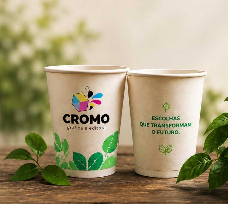 Materiais gráficos Cromo com responsabilidade ambiental